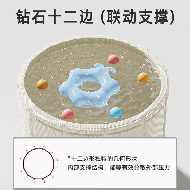 婴儿游泳桶家用宝宝洗澡泡澡桶可折叠新生儿童大号浴桶小孩游泳池