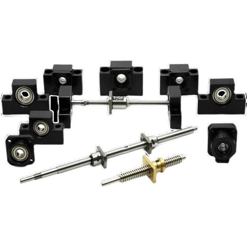 上隆尺寸丝杠支撑侧SPCF6 8 10 12 H15 20 25滚珠丝杆固定轴承座