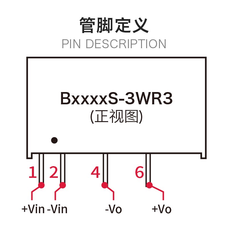 B2405S-3WR3电源模块B24r03/2409/2412/2415/2424S-3WR3隔离非稳