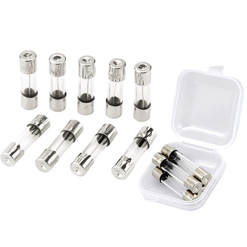 玻璃保险丝管5A10A20A车载点烟器30GA充电器2A3A行车记录仪保险管