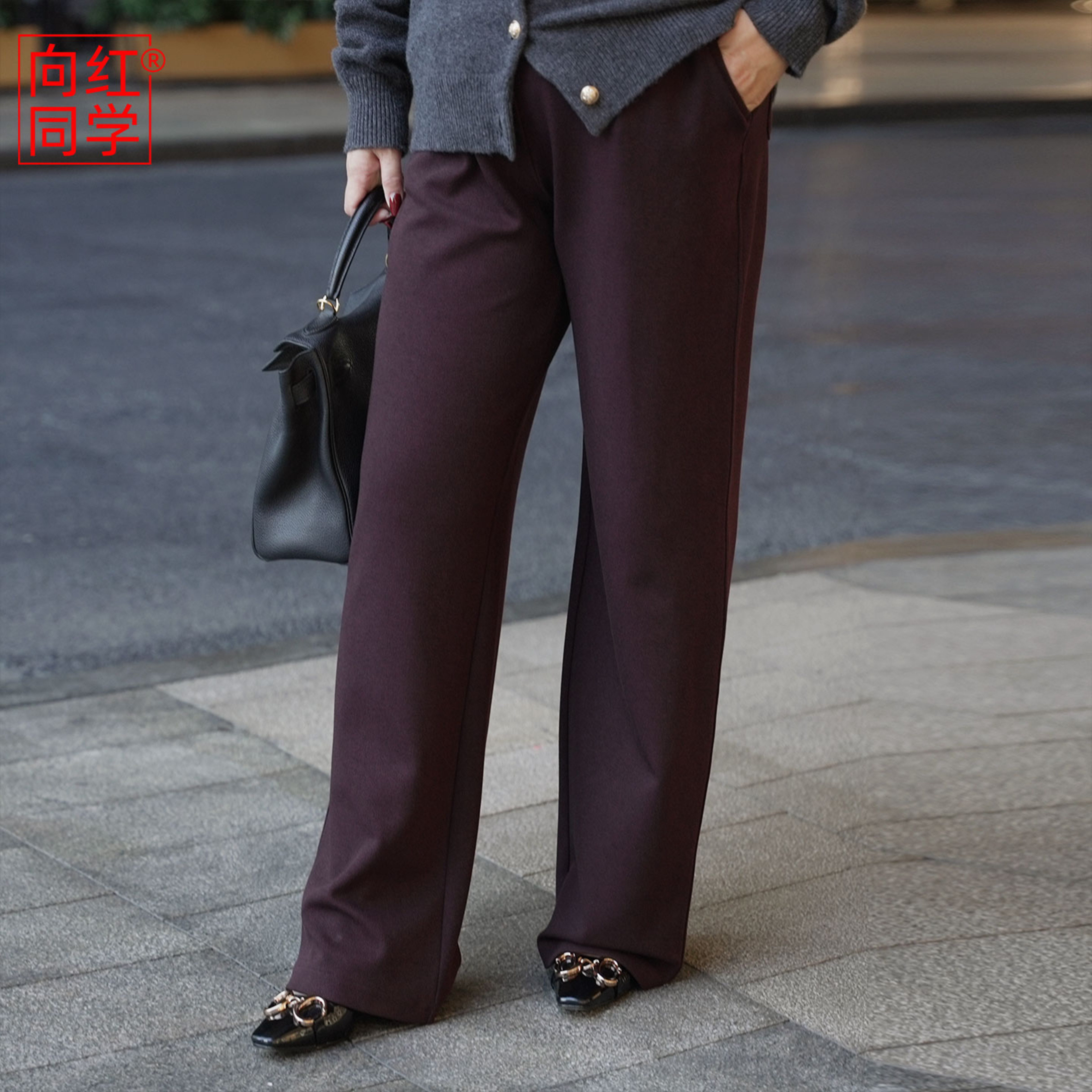 向红同学大富婆阔腿裤2025新款女显瘦弹力休闲大码直筒长裤KZ055,女装/女士精品,大码裤装,淘宝优惠券,粉丝福利购,淘宝优惠卷