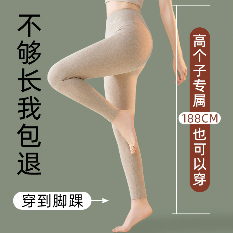 加肥加大码保暖裤女胖mm2v00斤加绒加厚德绒秋裤打底棉裤秋裤冬季