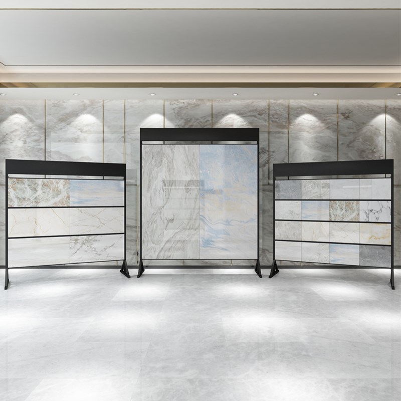 瓷砖样板品展示架石材色板置物架大理石橱柜门木地板X石英石展示