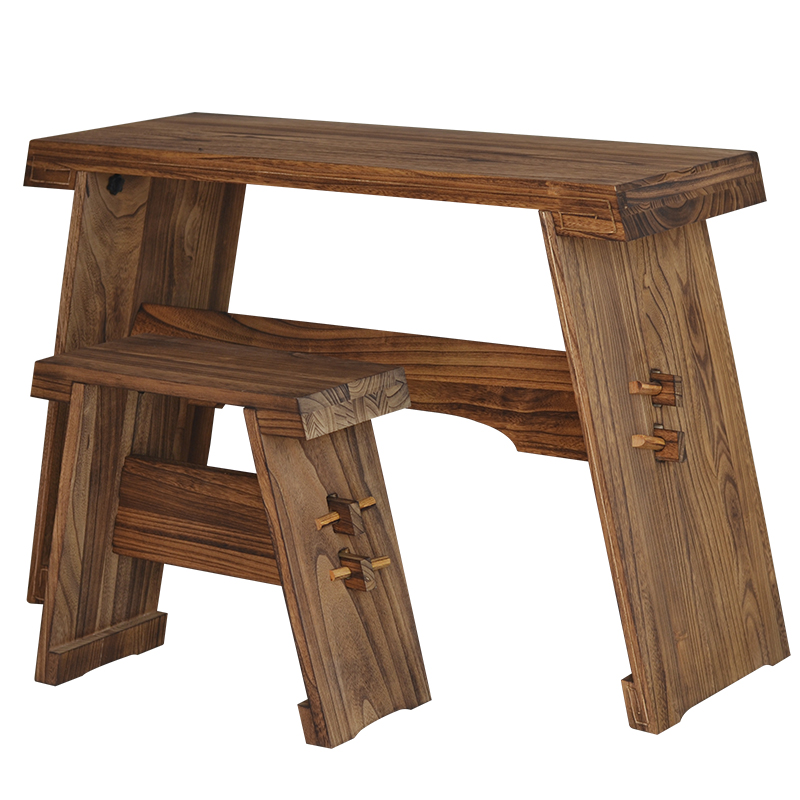 古琴桌凳桐木仿古实木共鸣箱琴桌可拆卸组装便携式琴凳茶桌国学桌