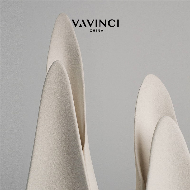 梵其简约现代白色陶瓷花器台面花瓶摆件客厅玄关艺术摆设民宿软装