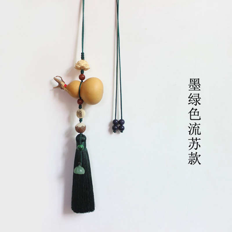 新房室内车葫芦饰品挂饰乔迁之喜小穗子天然精品大红色流苏挂件