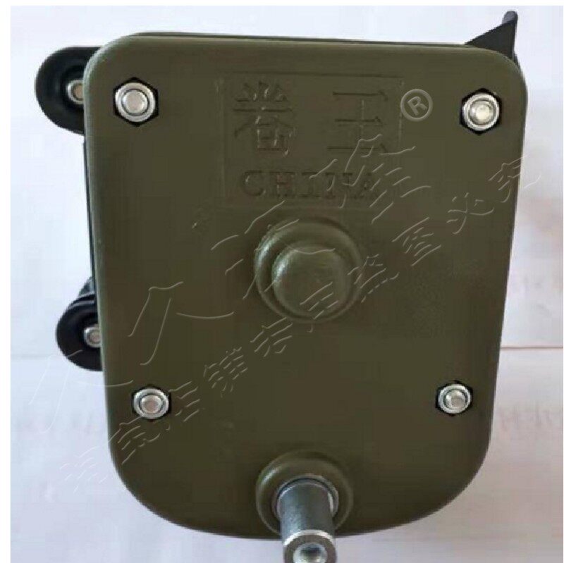 大棚卷膜器卷帘机手动养殖场猪温室配件蔬菜侧顶涡V轮摇膜器放风