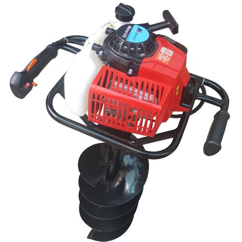 栽树打桩小型农用打洞机推车汽油施肥机大功率种植果园地钻挖坑机