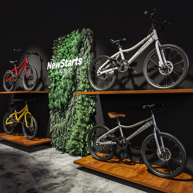 儿童山地车红色赛车双碟刹超安全男女中小学生自行车玩具单车