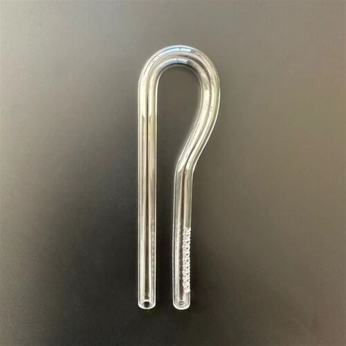 迷你R型玻璃进出水管增氧口鱼缸进出水口喇叭口