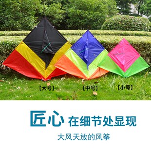 追风者新款冲天追风筝软伞布碳杆成人大型高档风筝带尾巴大风放飞