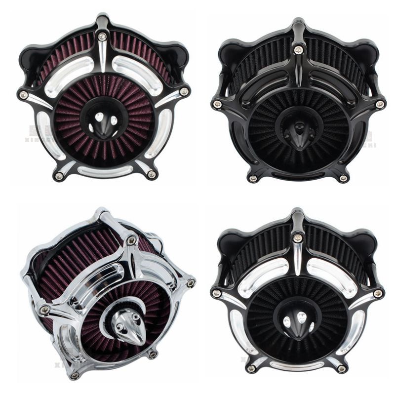 适用哈雷改装空滤滑翔软尾肥仔突破者戴娜883 1200滤芯空气滤清器