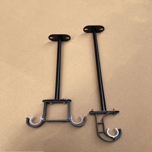 加长窗帘杆顶装支架罗马杆顶装加长支架窗帘杆底座托杆子窗帘固定