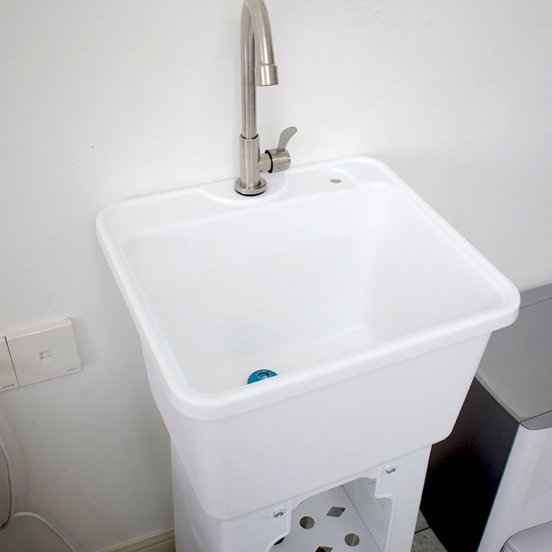 塑料厨房洗菜池阳台洗衣池洗衣槽超深洗衣盆宿舍水池耐用非陶瓷,家装主材,盆、台一体成型式台盆,淘宝优惠券,粉丝福利购,淘宝优惠卷