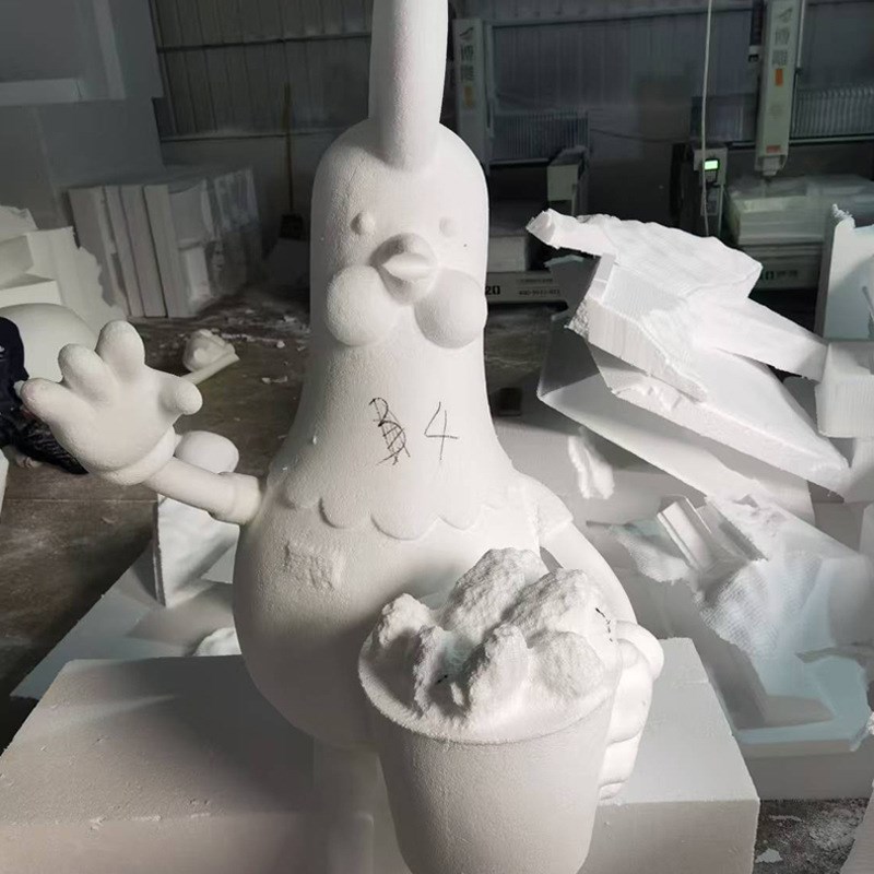 定制泡沫雕塑定制电影泡沫道具卡通泡沫雕塑硬化上色商场泡沫雕塑