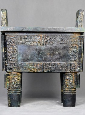 鼎摆件青铜鼎纯铜司母戊鼎龙鼎酒店大厅装饰公司乔迁店铺开业礼品