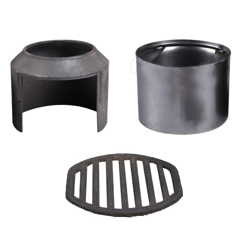 取暖炉烧柴炉芯 柴火炉专用加厚钢胆柴胆 烤火炉烧柴火内胆柴禾胆