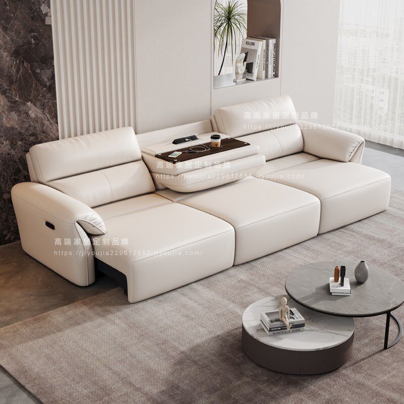 零靠墙大c象耳朵智能伸缩电动沙发床多功能两用家庭影院客厅小户