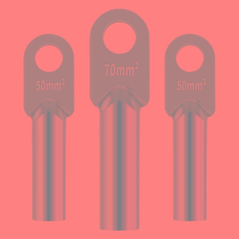 镀锡DT铜鼻子16/25/35/70/95/120/185/240/300平方接线端子铜线耳