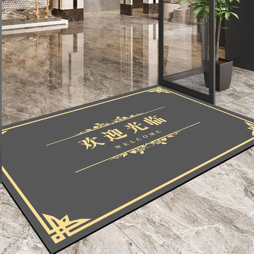 商用地毯欢迎光临定制logo室外门硅藻泥K地垫酒店店铺迎宾防滑门