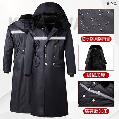 军大衣长款过膝女军棉大衣军绿色男工作服棉衣冬季加厚劳保长棉袄