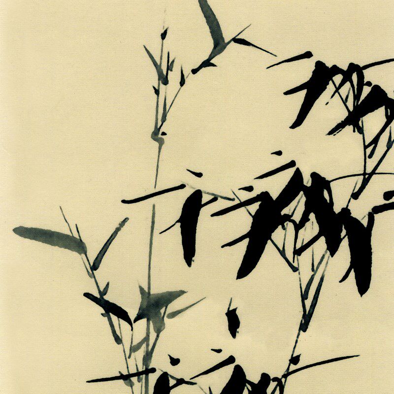 郑板桥梅兰竹菊四条屏仿古画复制花鸟画写意画名人字画装饰画挂轴