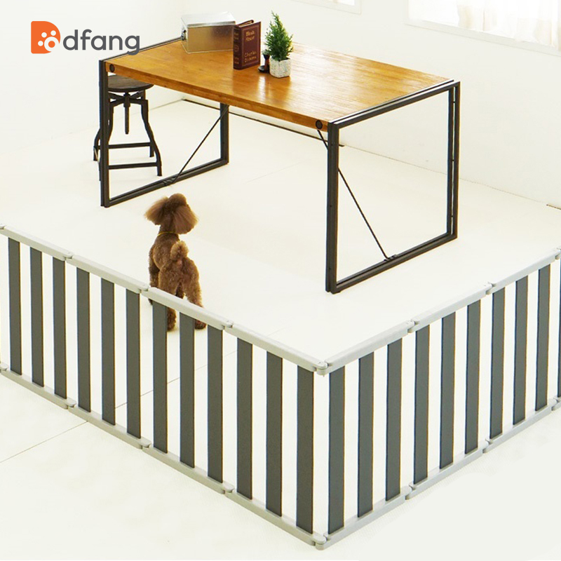 dfang狗围栏栅栏自由组合室内阳台隔离门N狗挡板中小型犬宠物用品