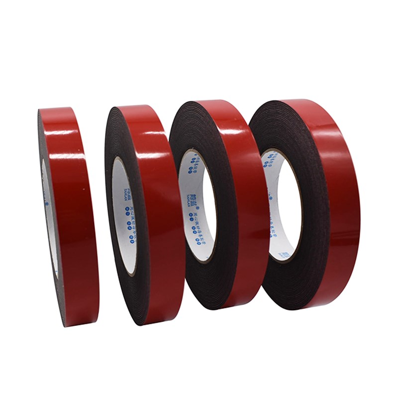 黑色泡沫双面胶厚海绵双面胶真相石漆仿砖胶带G免底漆分格线胶带