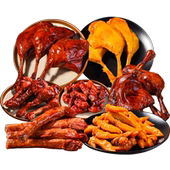 姜老板鸭腿鸭脖辣卤大礼包零食休闲小吃卤味追剧解馋办公室送礼