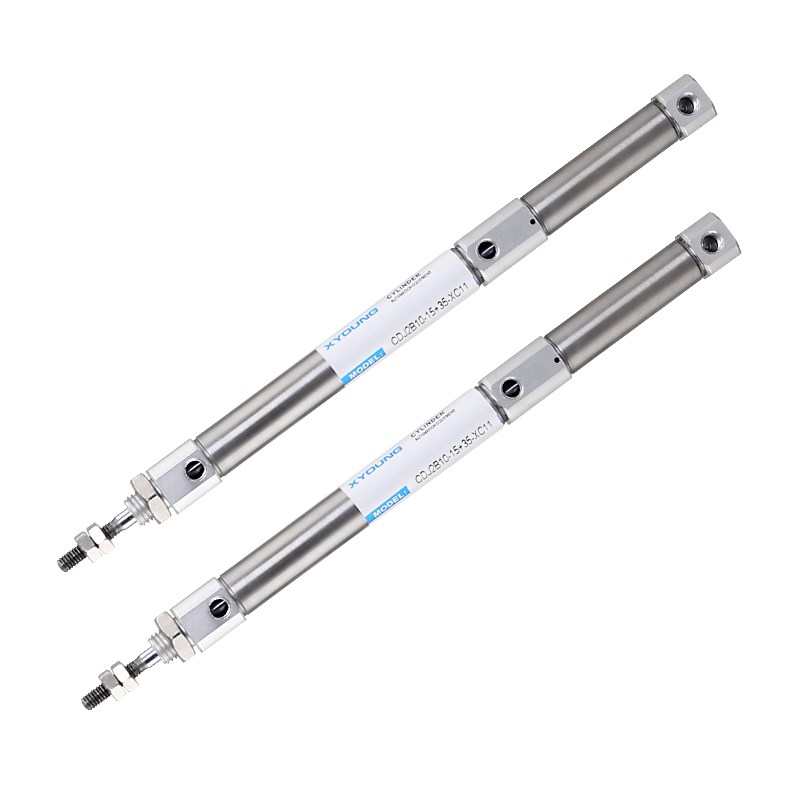 CDJ2B10-30+30Z双行程迷你气缸CJ2B12G-15+35Z-XC11分步缸迷你气