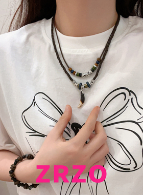 ZRZO民族风多元素编绳项链