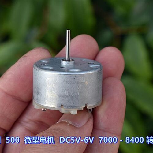 贵金属刷 JS-500C 微型电机 DC5V-6V 7000-8400转 大扭力 大功率