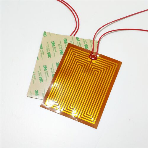 PI聚酰亚胺加热膜油箱底壳加热片120*150mm  12V100W非标可定制