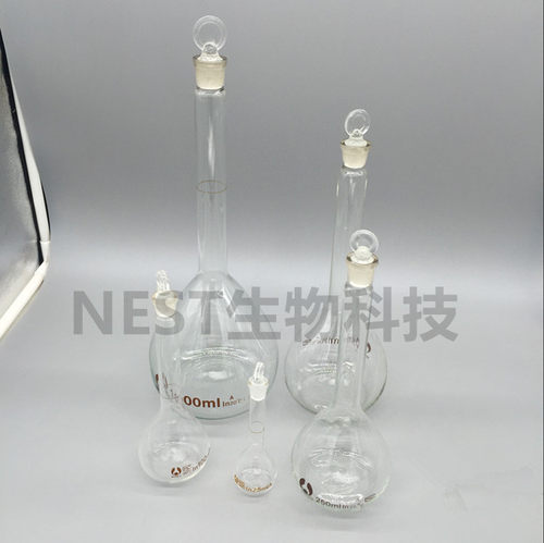 透明 棕色 具塞 容量瓶 5/10/25/50/100/250/500/1000/2000ml