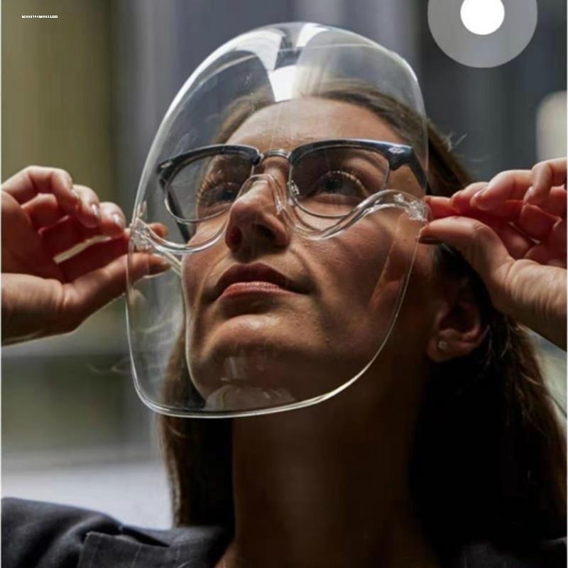 炒菜防油烟面罩全脸厨房防油溅女