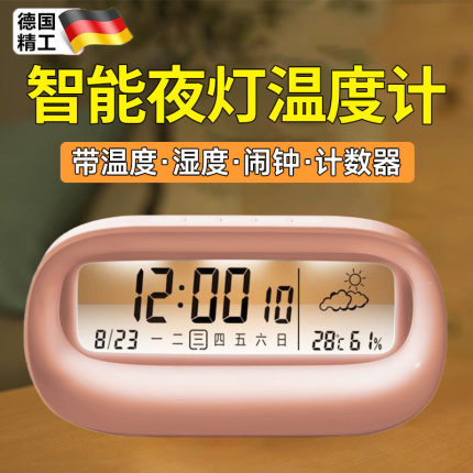 德国室内温度计家用精准好看婴儿房屋内温湿度计表高精度创意摆件