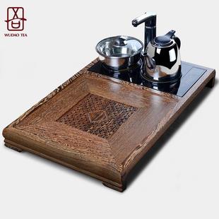 全自动套装 鸡翅木茶盘家用2024新款 一体茶具客厅高档办公室小茶台