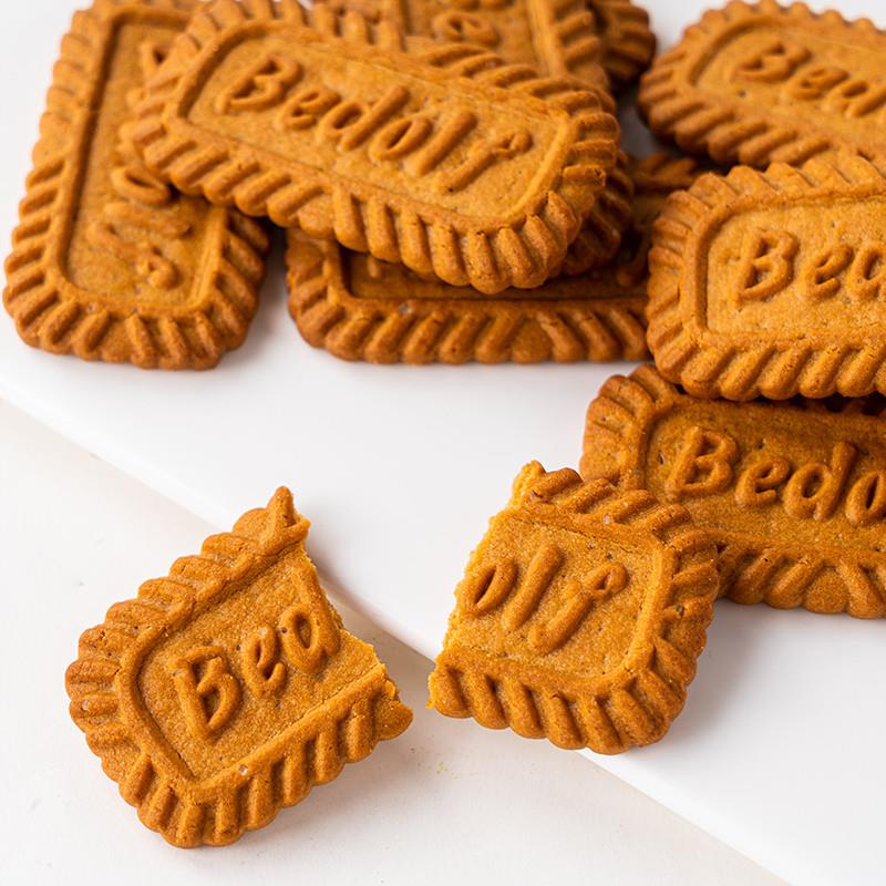 新货网红焦糖饼干152g烘焙