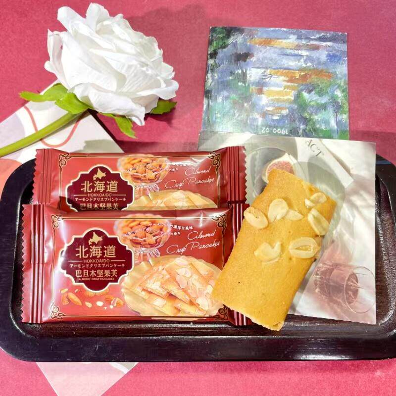新货北海道巴旦木坚果芙烘烤糕点结婚喜饼伴手礼休闲零食点