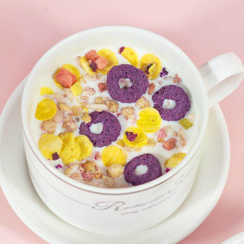 果蔬谷物脆坚果水果燕麦圈冻干草莓燕麦杯干吃泡酸奶早餐混合麦