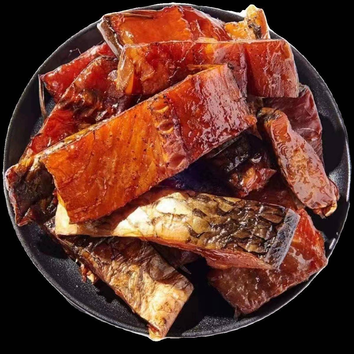 腊鱼湖南正宗土特产烟熏草鱼干农家自制柴火腊鱼块咸鱼干货柴鱼干