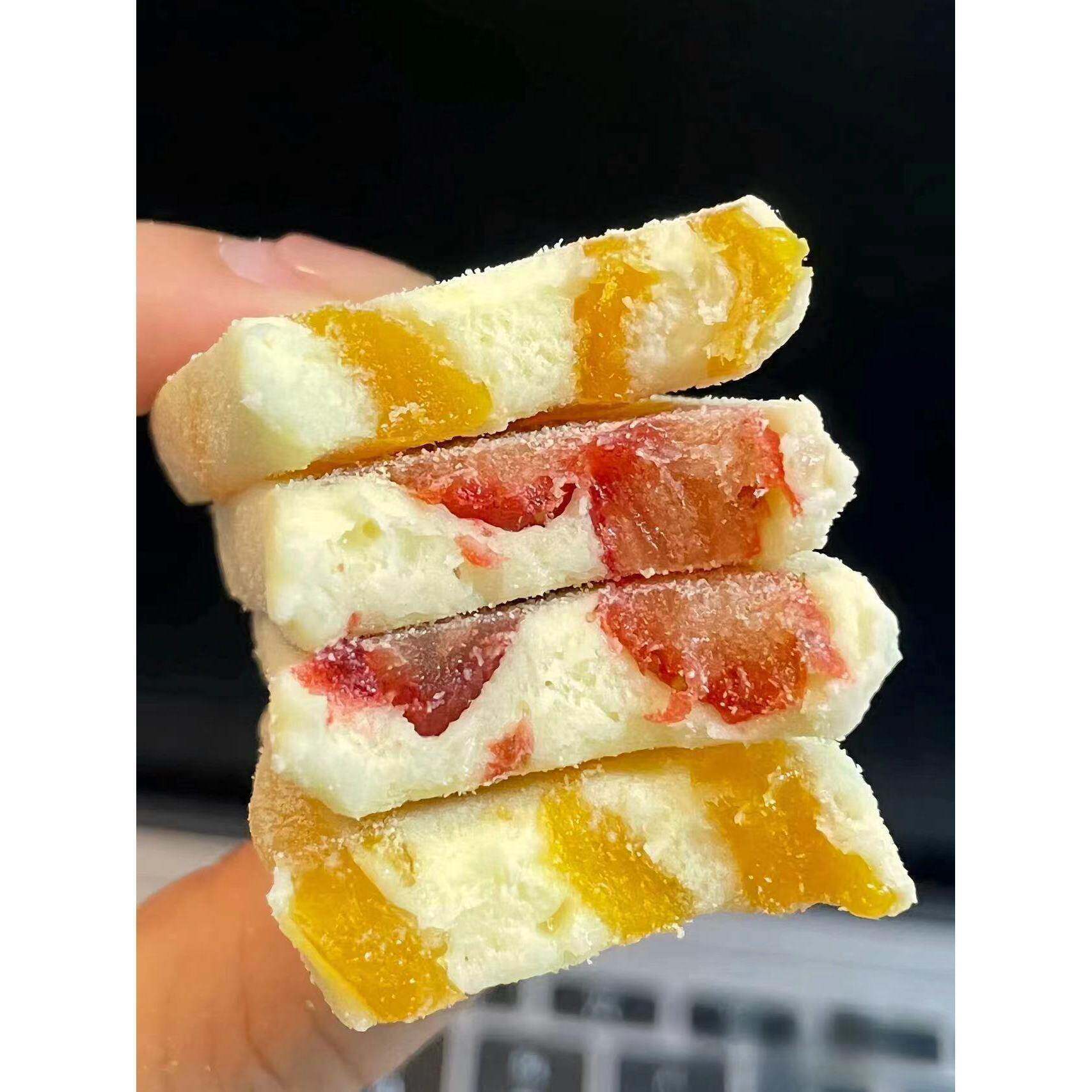 芒果奶糕轻乳奶香双莓奶糕干 干果脯蜜饯草莓水果奶糕沧州袋装