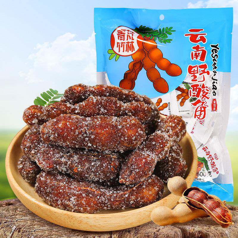 酸角云南特产野酸角果甜酸角糕孕妇零食儿童怀旧老式糖蜜饯罗望子