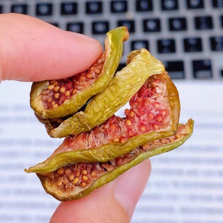 无花果干青皮芭劳奈无花果干即食清甜甜糯水果干树上熟芭劳奈新果