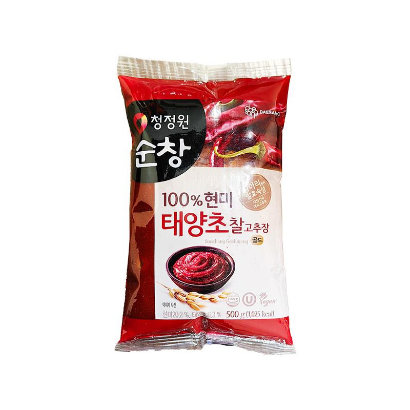 米村拌饭酱正宗韩国清净园辣椒酱韩式辣酱炒年糕甜辣鸡爪米儿童村