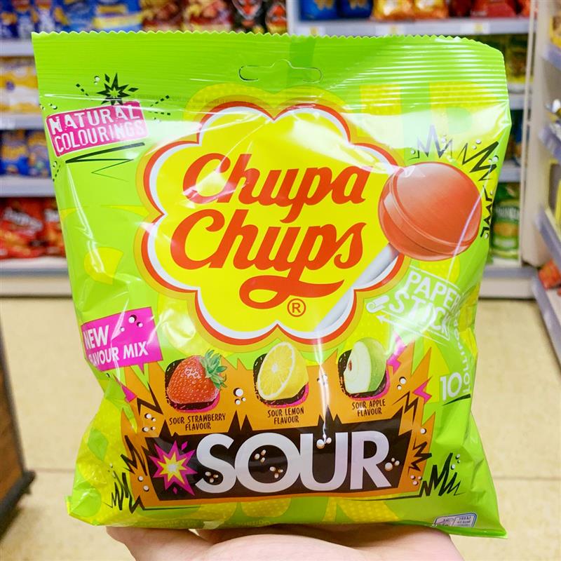 新货现货英国chupa酸味棒