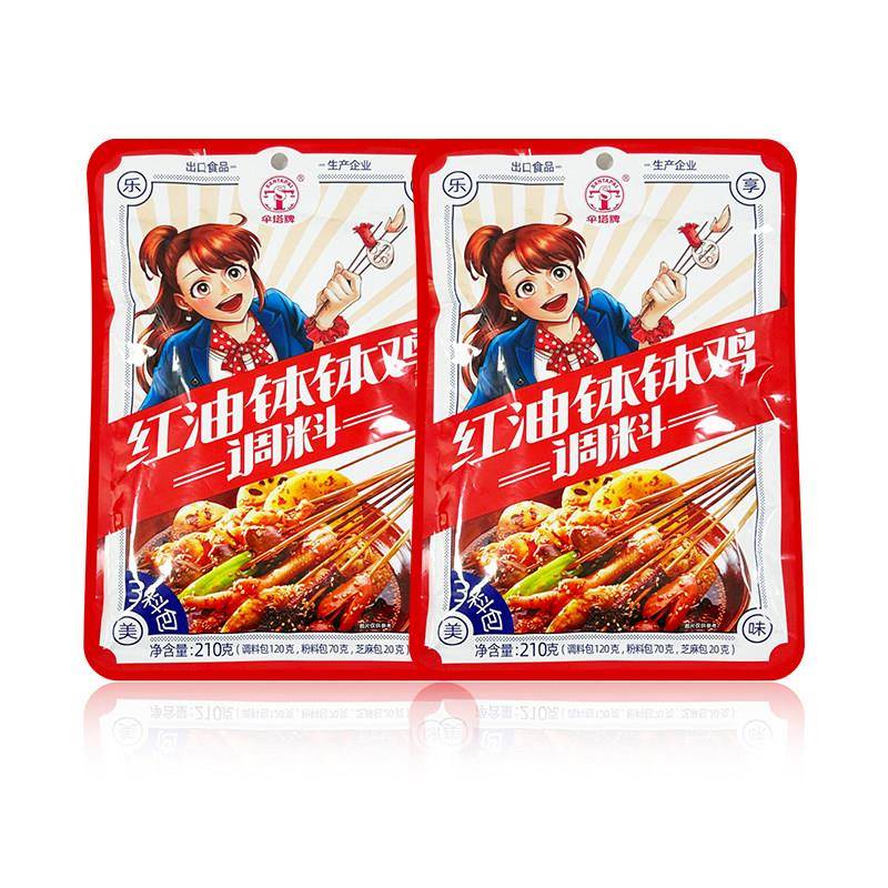 麻辣钵钵鸡调料伞塔牌钵钵鸡调料210g麻辣红油味藤椒味乐山特