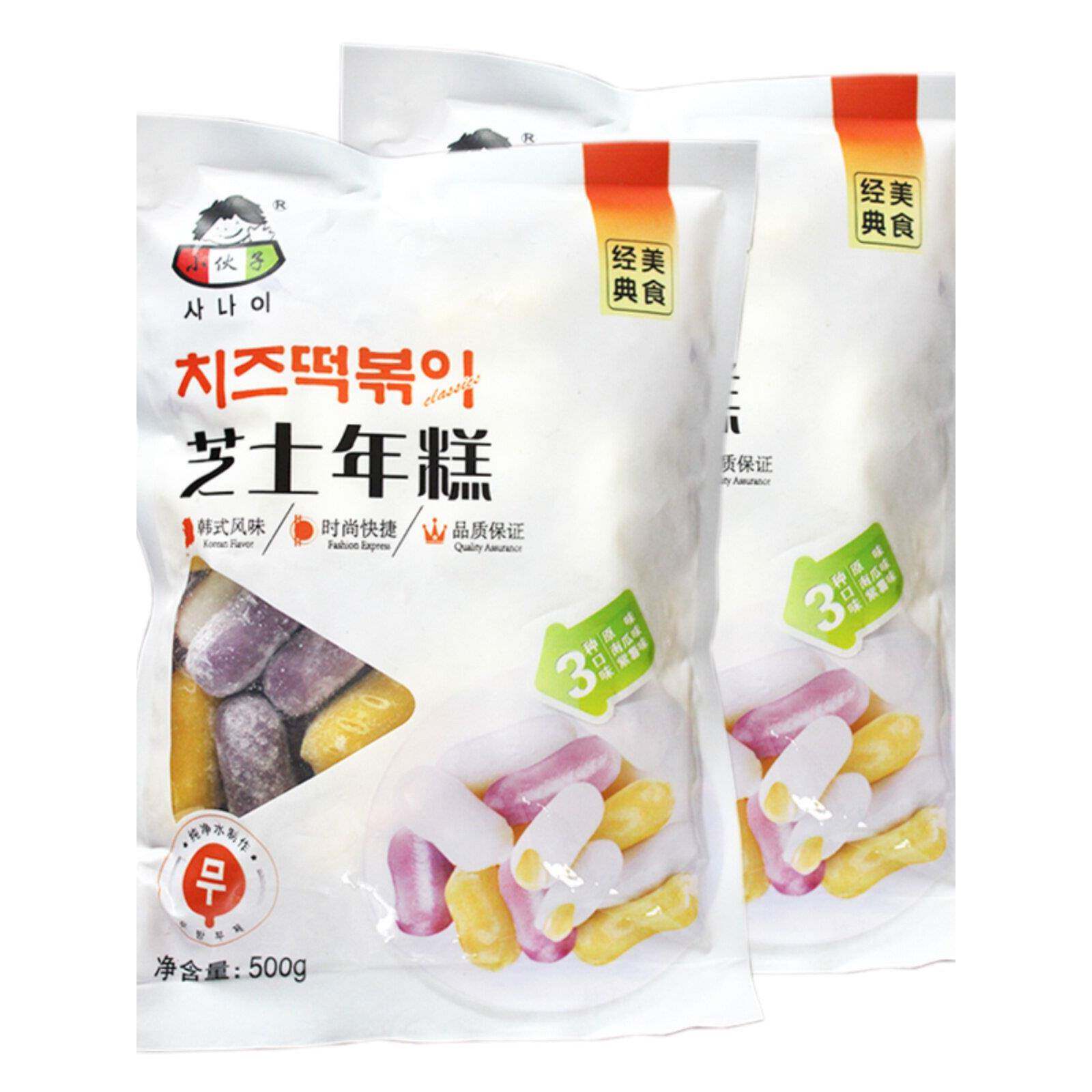 原味500g南瓜子小伙子芝士年糕原味南瓜紫薯500g*2奶酪