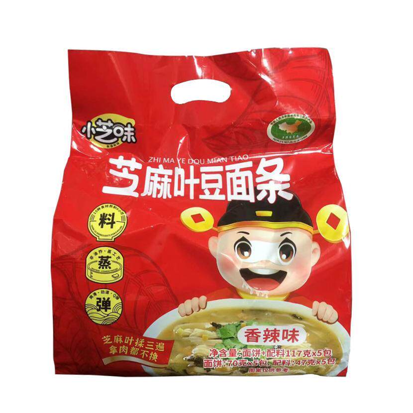 芝麻叶豆面条小芝味河南驻马店拉面宿舍网红免煮非油炸速食袋装