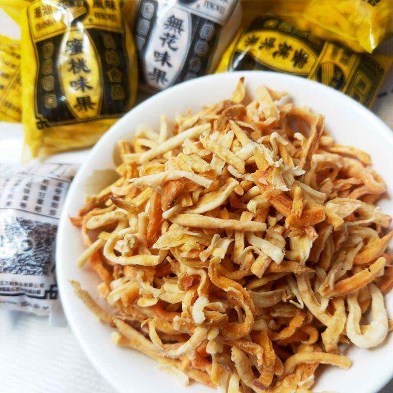 万兴隆珍利无花果蜜桃味果丝果干 干丝8090后怀旧零食果脯潮汕小